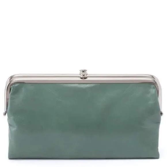 HOBO
Lauren Leather Frame Clutch - Bottle Green - Picture 1 of 9